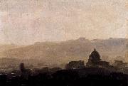 Pierre de Valenciennes, View of Rome in the Morning